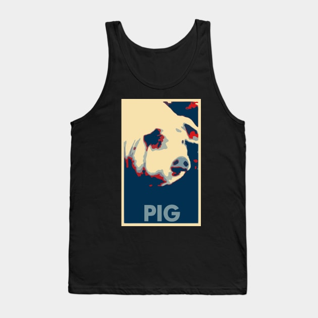 Pig Tank Top by ThreadChef